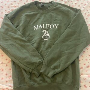 Embroidered Slytherin Crewneck